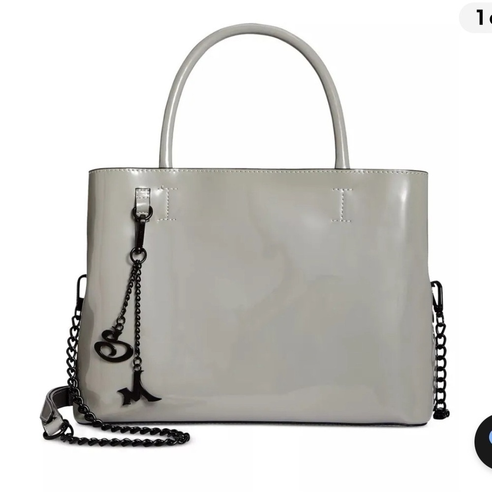 Steve Madden Patent Ruby Satchel